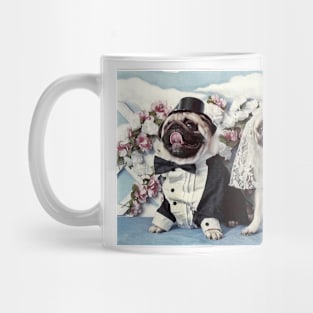 The Wedding Pug Dogs Mug